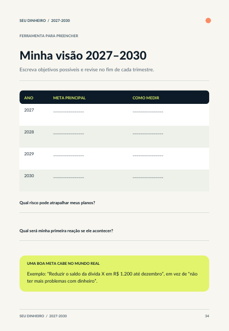 Prévia de uma página real com exercício para preencher